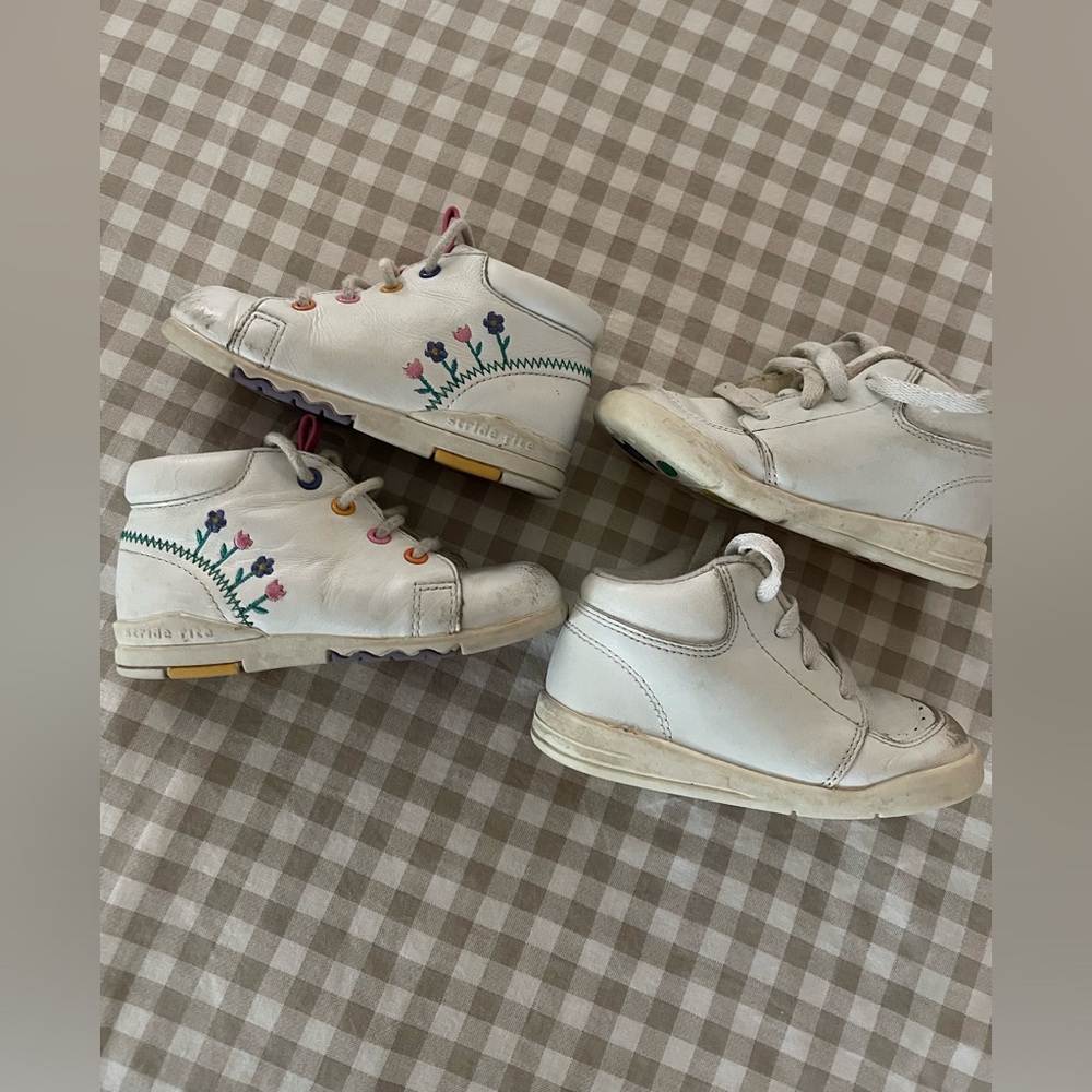 Vintage baby toddler shoes sneakers stride rite